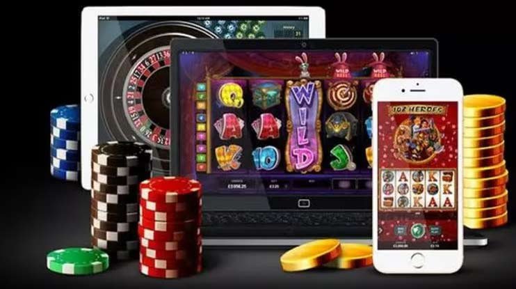 Ilustrasi antarmuka mudah filter4d dengan permainan slot dan sportsbook